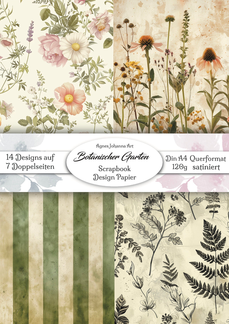 Gedruckte Designpapiere