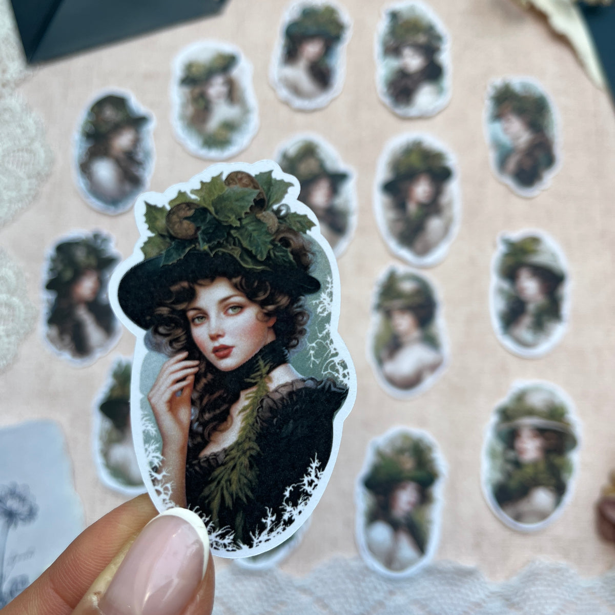 Greenery Ladies | Sticker Set mit 16 Stickern