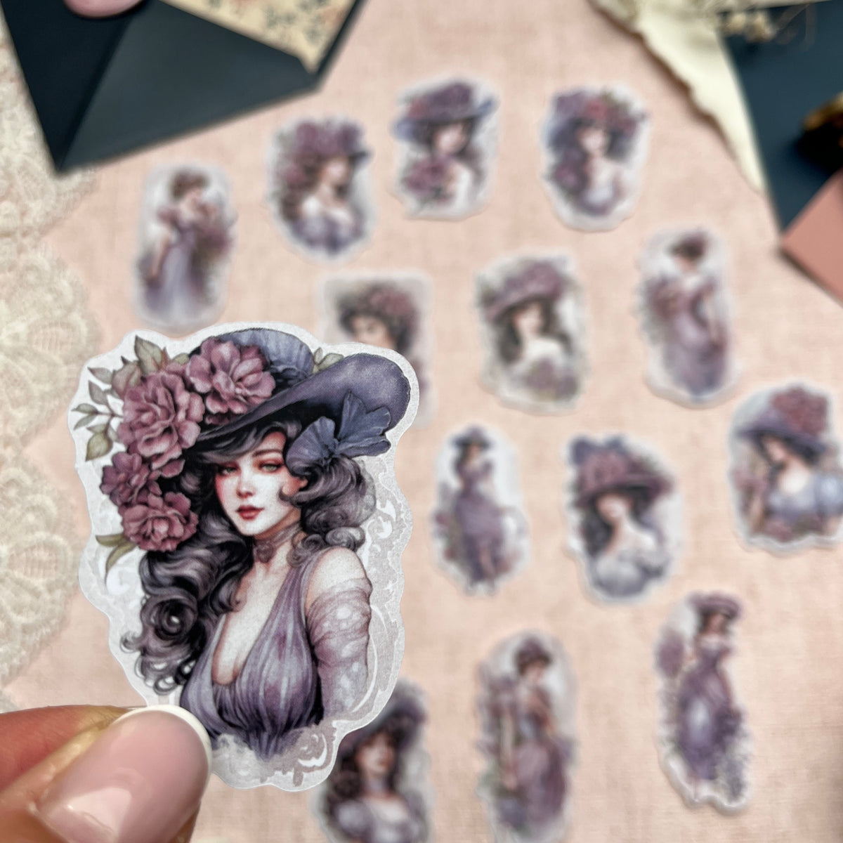 Lavendel Ladies | Sticker Set mit 16 Stickern