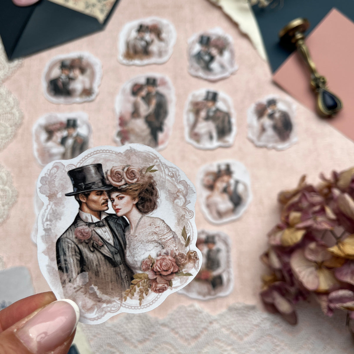Timeless Love | Sticker Set mit 12 Stickern