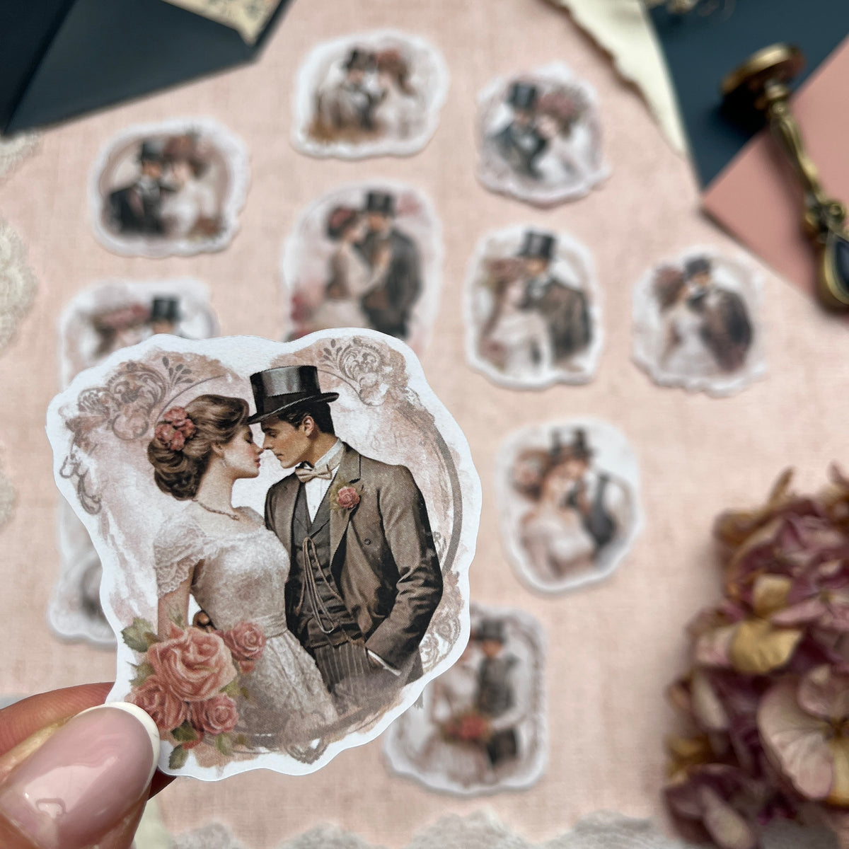Timeless Love | Sticker Set mit 12 Stickern