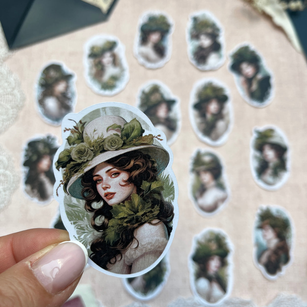 Greenery Ladies | Sticker Set mit 16 Stickern