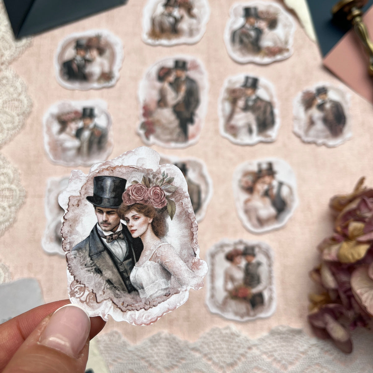 Timeless Love | Sticker Set mit 12 Stickern
