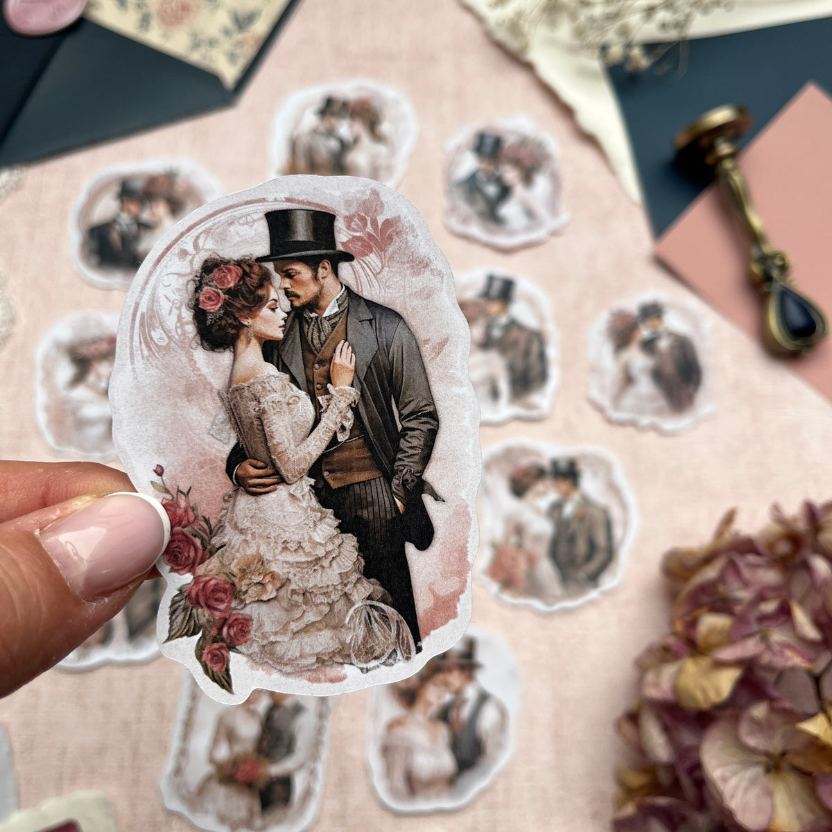 Timeless Love | Sticker Set mit 12 Stickern