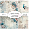 Digitales Papierset „Elegant Bohemian“ – A4 zum Ausdrucken