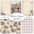 Digitales Papierset „Provence Sommer“ - A4 zum Ausdrucken