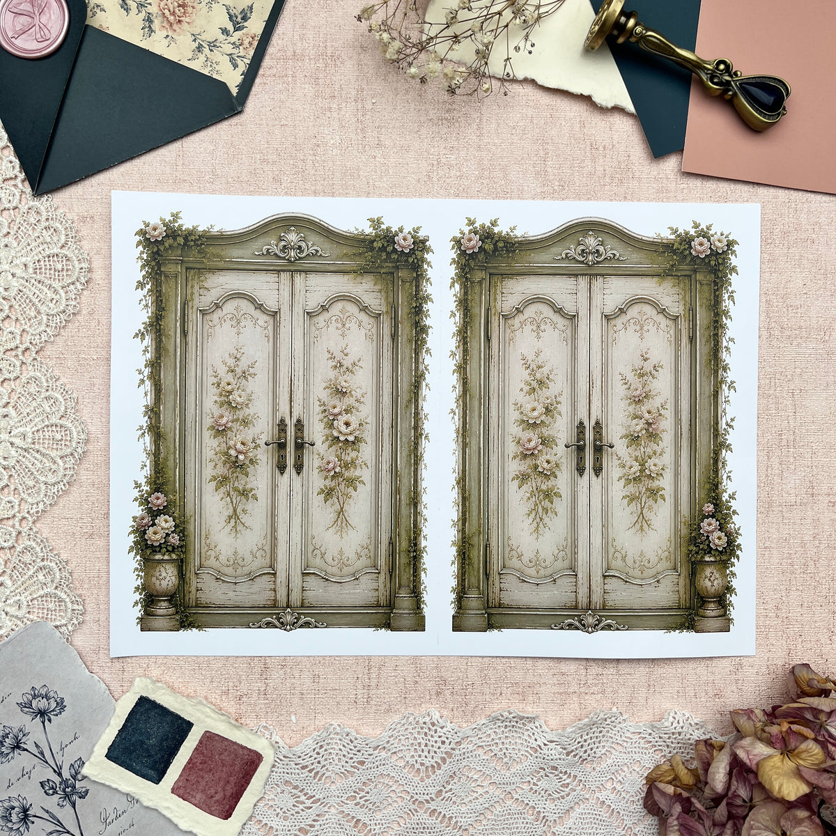 Verborgene Welten – Der geheime Garten | Interaktives Bastelset fürs Junk Journal