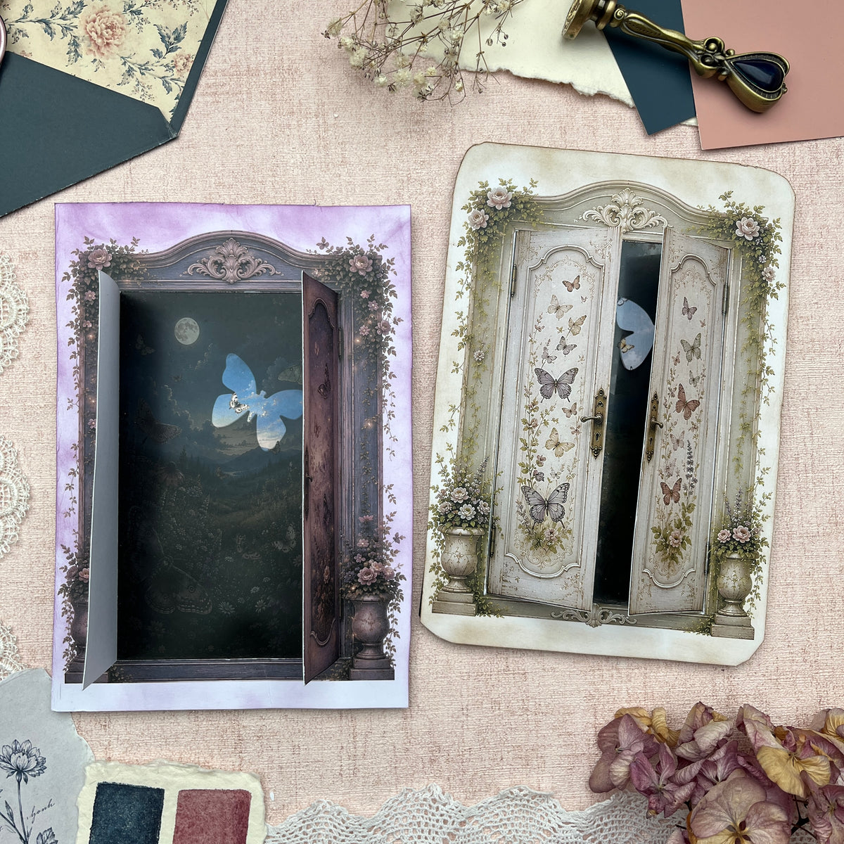 Verborgene Welten – Tanz der Flügel | Interaktives Bastelset fürs Junk Journal