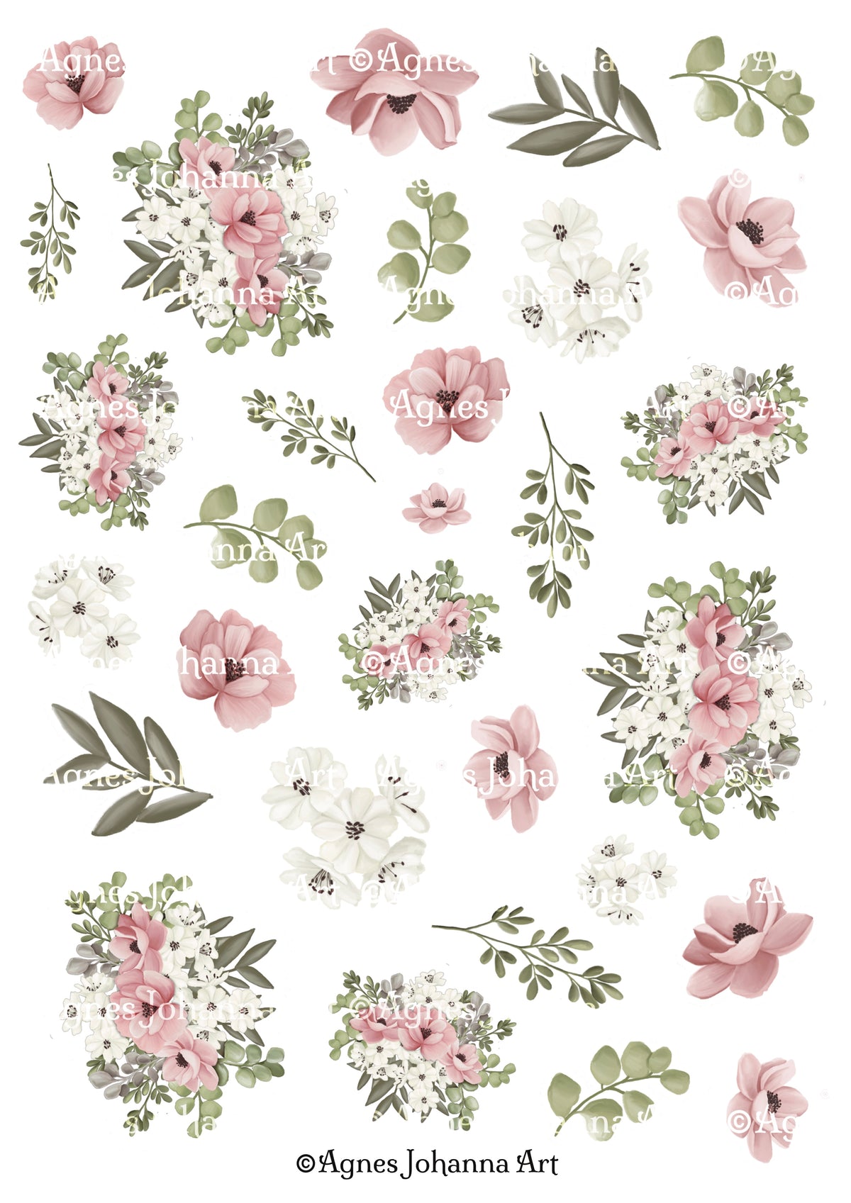Gedrucktes Papierset "Romantische Schmetterlinge"