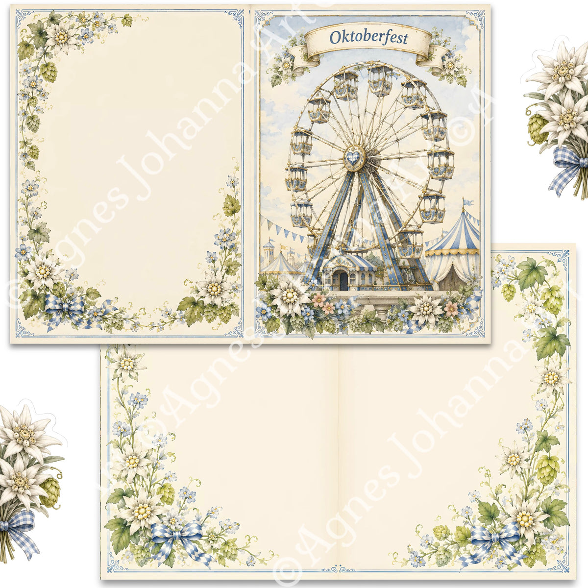 Gedrucktes Papierset "Oktoberfest"
