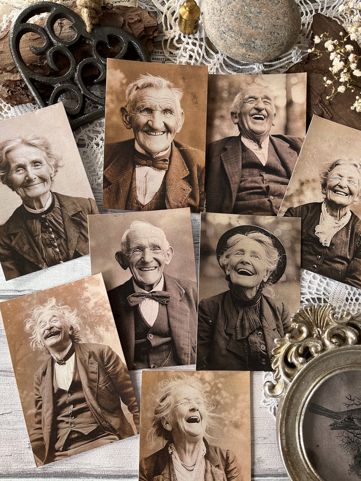 Happy Oldies | Journal Karten Set mit 8 Karten