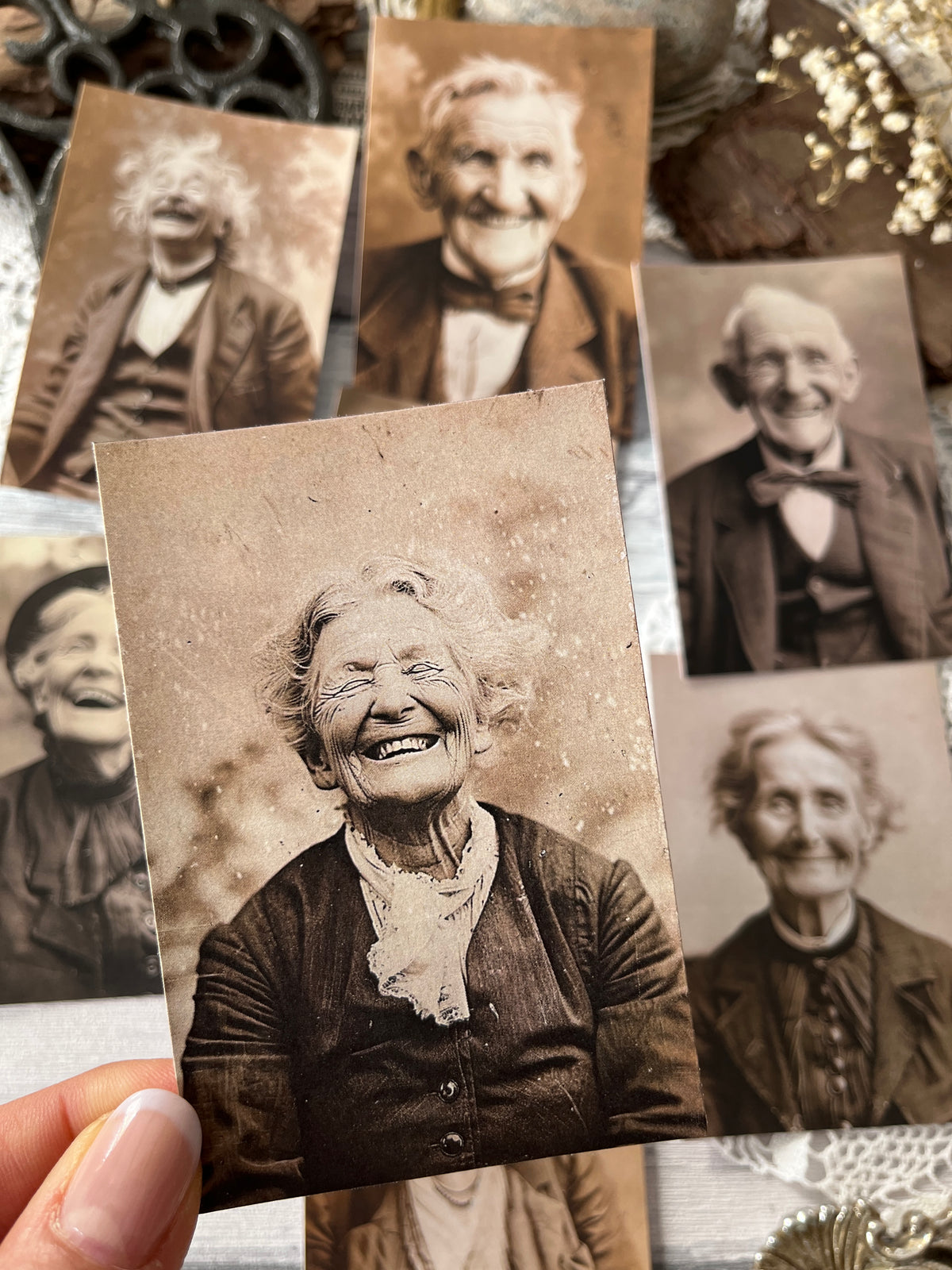 Happy Oldies | Journal Karten Set mit 8 Karten