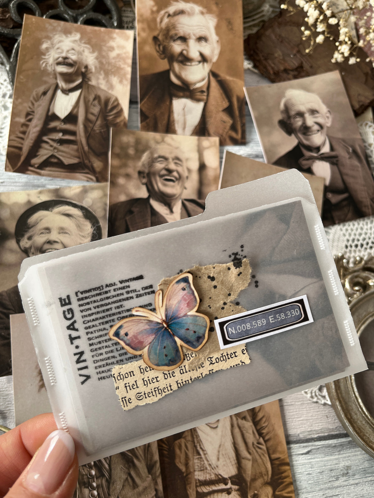 Happy Oldies | Journal Karten Set mit 8 Karten