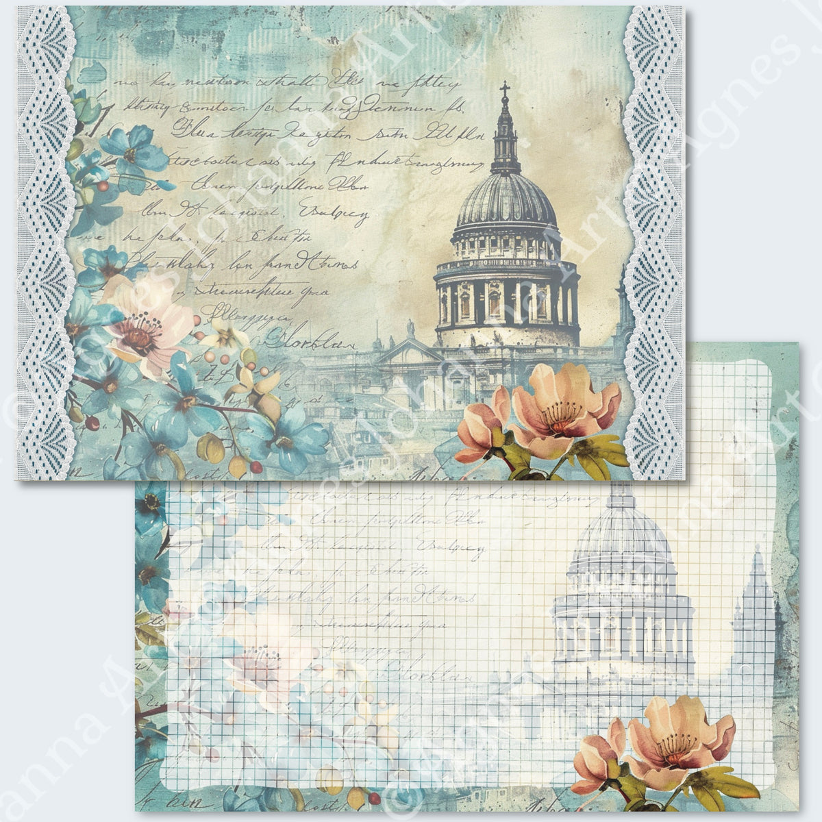 Digitales Papierset „London Trip“ - A4 zum Ausdrucken