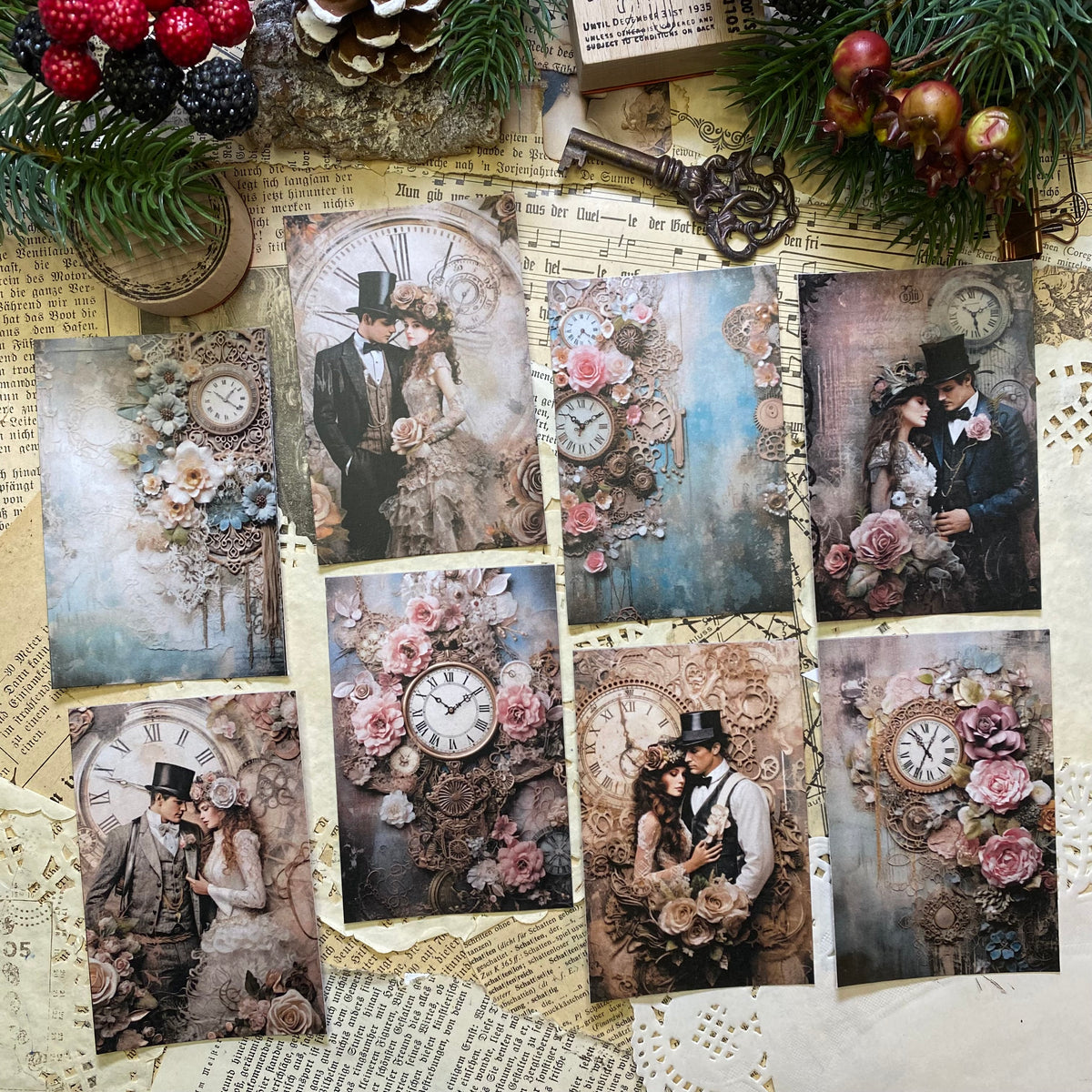 Timeless Love | Journal Karten Set mit 8 Karten
