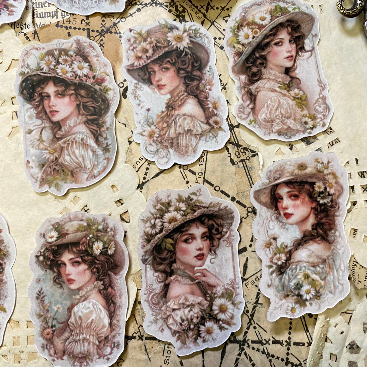 Gänseblümchen Ladies | Sticker Set mit 16 Stickern