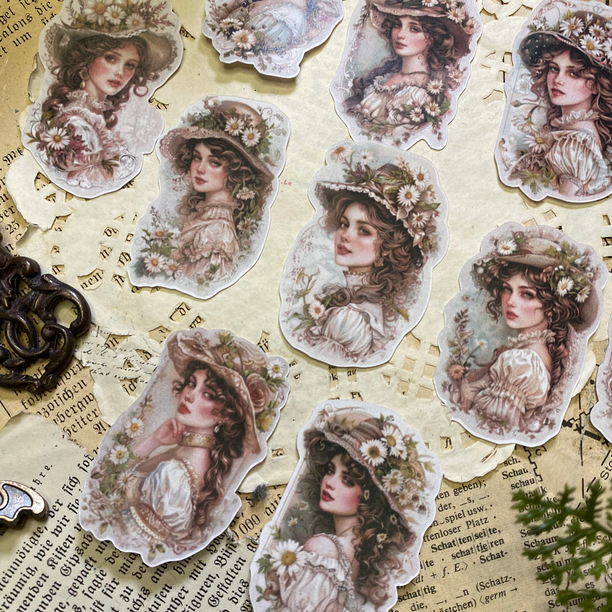 Gänseblümchen Ladies | Sticker Set mit 16 Stickern