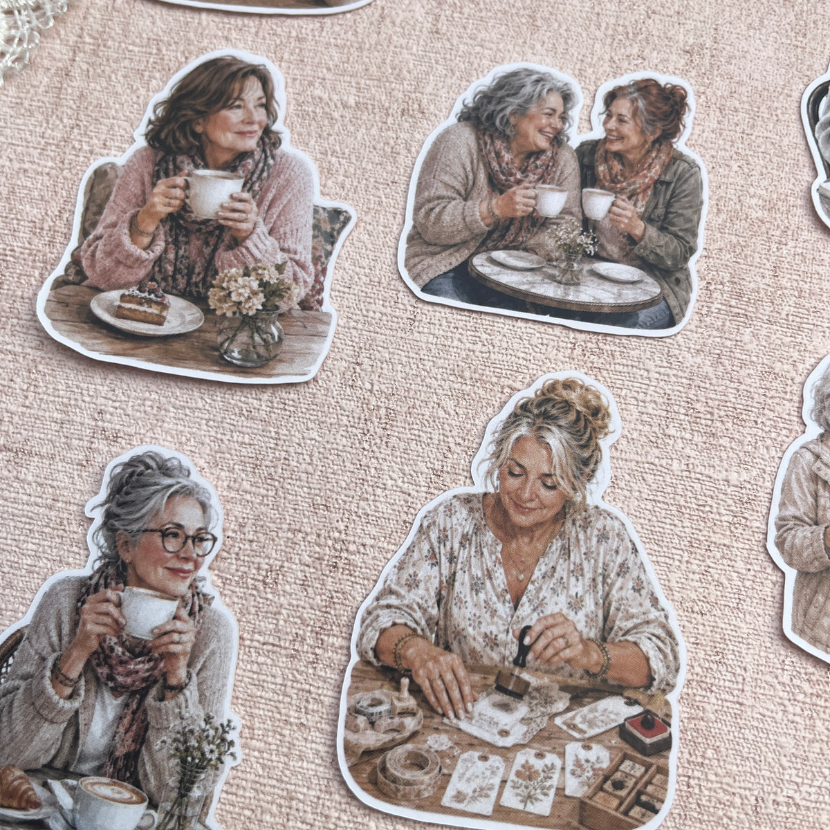 Lebensfreude Ladies | Sticker Set mit 16 Stickern