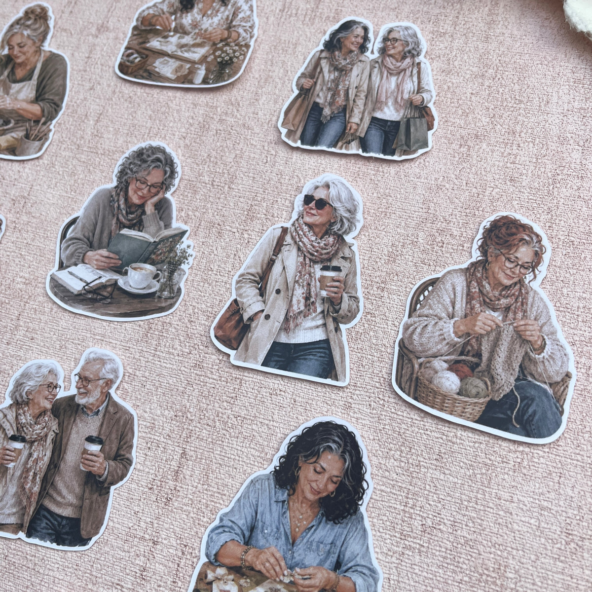 Lebensfreude Ladies | Sticker Set mit 16 Stickern
