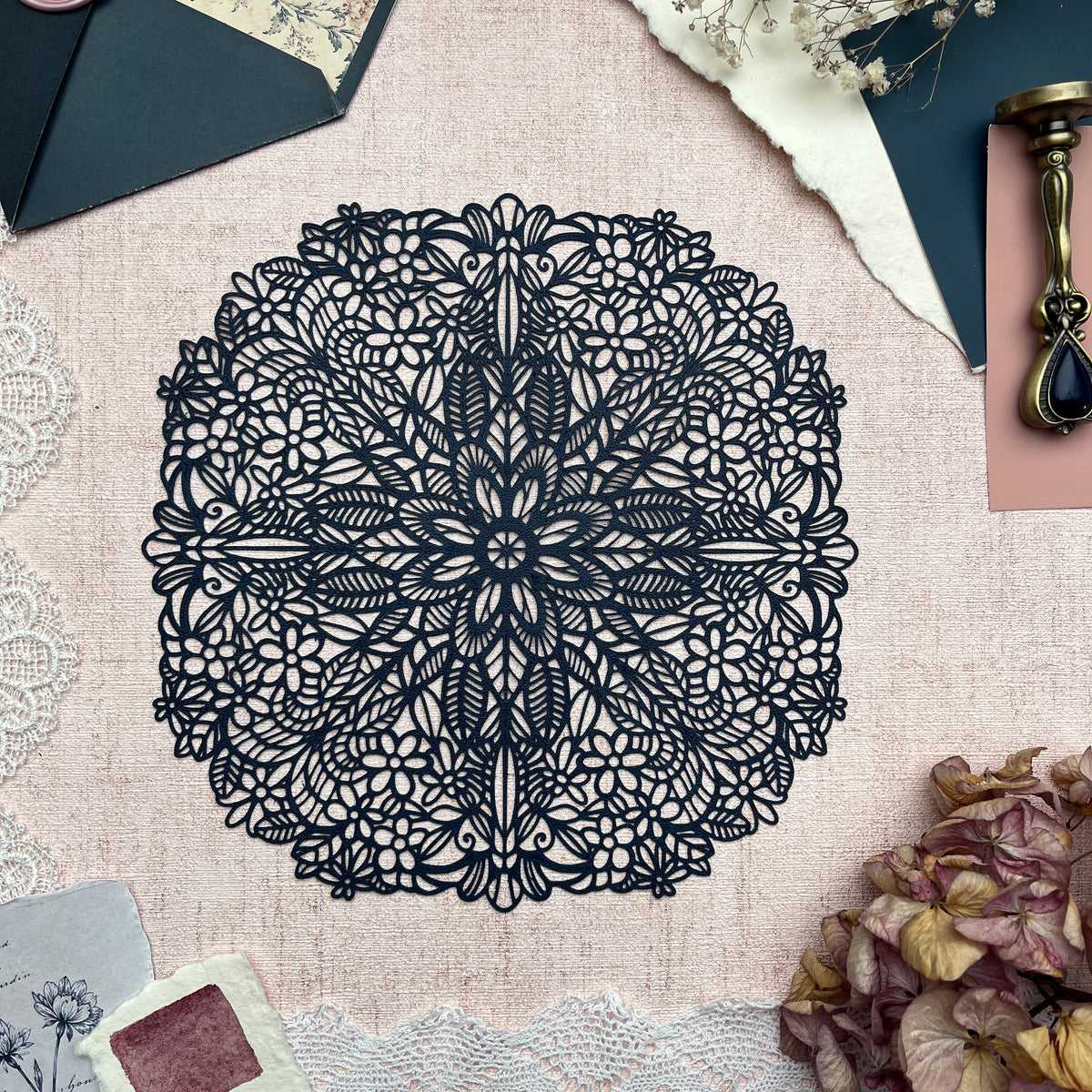 Mixed Media Schablone „Mandala randlos“ | ca. 21x21 cm