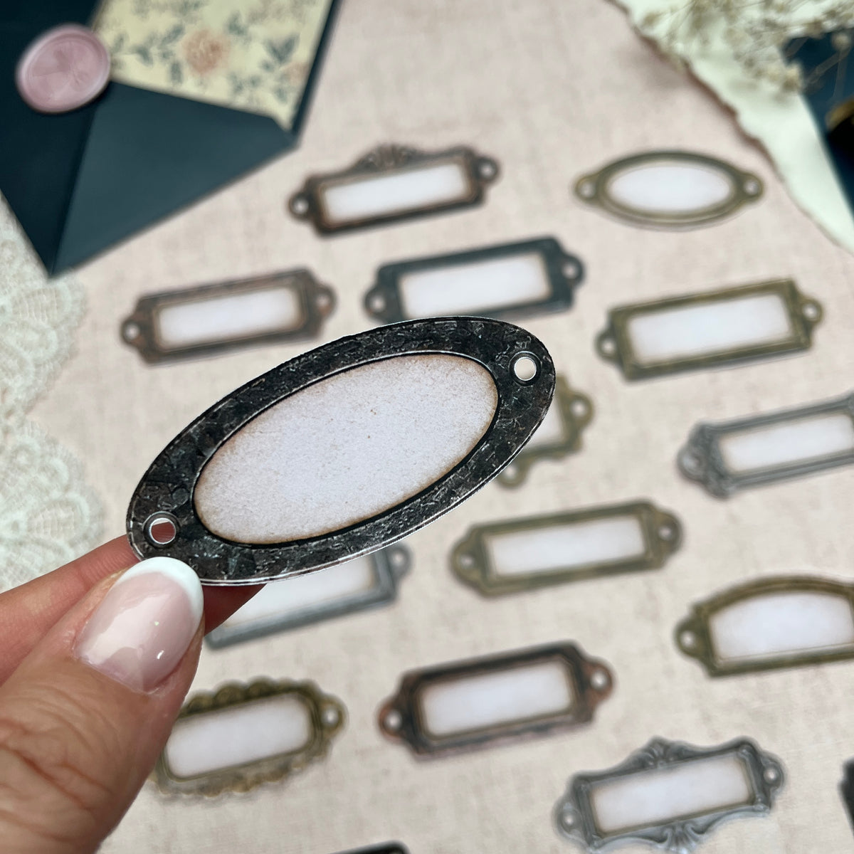 Patina Label | Fuzzy Cut Labels