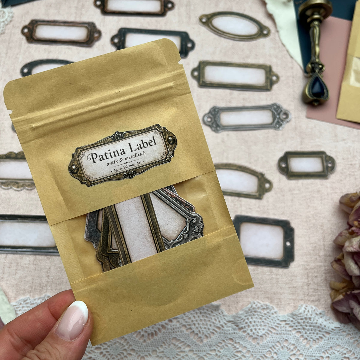 Patina Label | Fuzzy Cut Labels