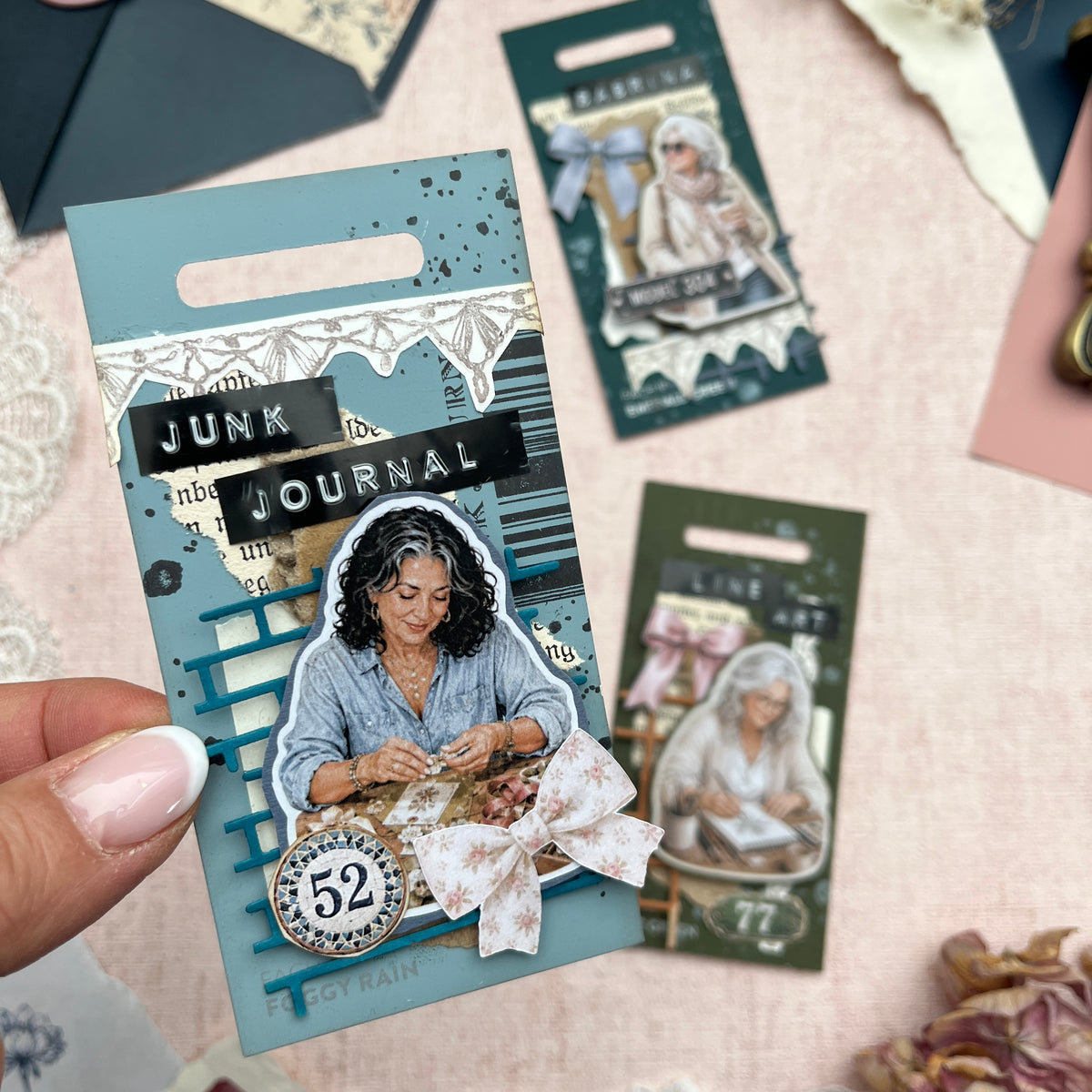 Handgefertigte Tags | 3 Unikate von Agnes Johanna Art