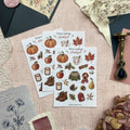 Kleine Lieblinge – Herbstzeit | Mini-Stickerbogen