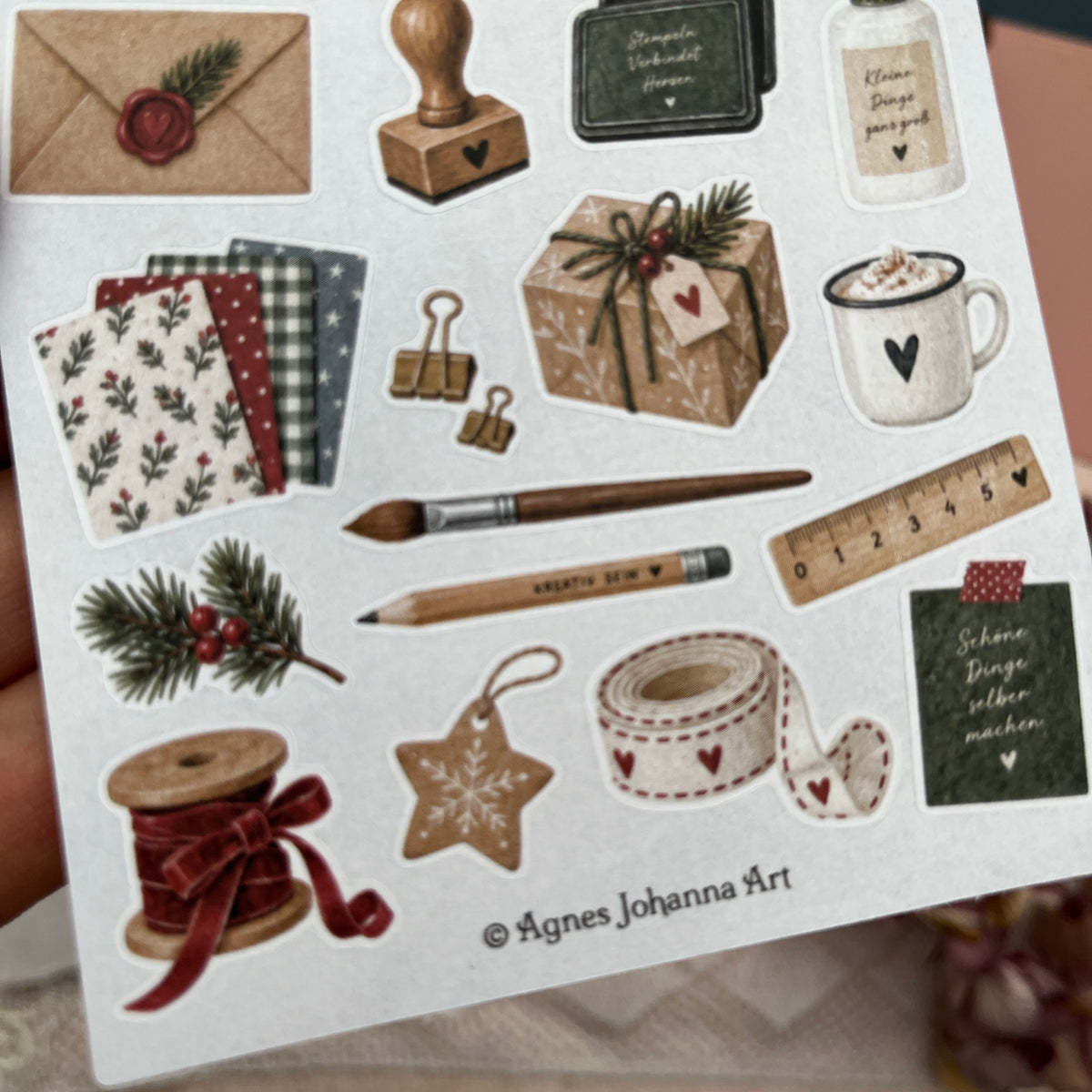 Kleine Lieblinge – Bastelzeit | Mini-Stickerbogen
