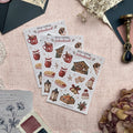 Kleine Lieblinge – Weihnachtsmarkt | Mini-Stickerbogen