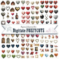 Digitale Fuzzy Cuts „Lieblingsherzen“