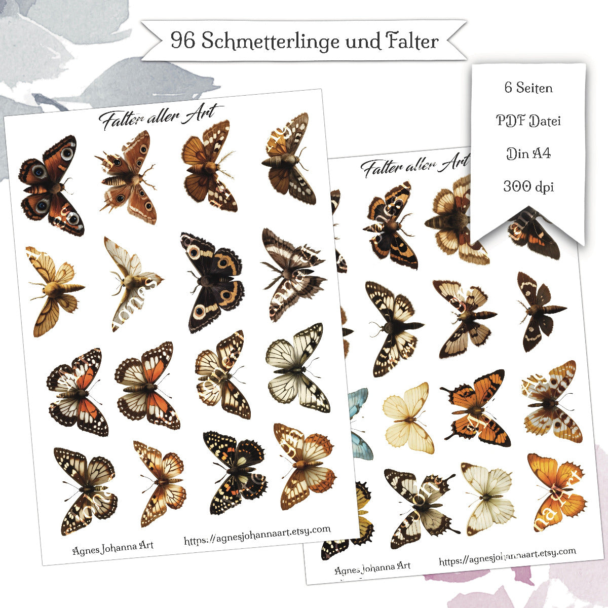 Fuzzy Cut Bundle „Schmetterlinge & Falter“ | Digitaler Download