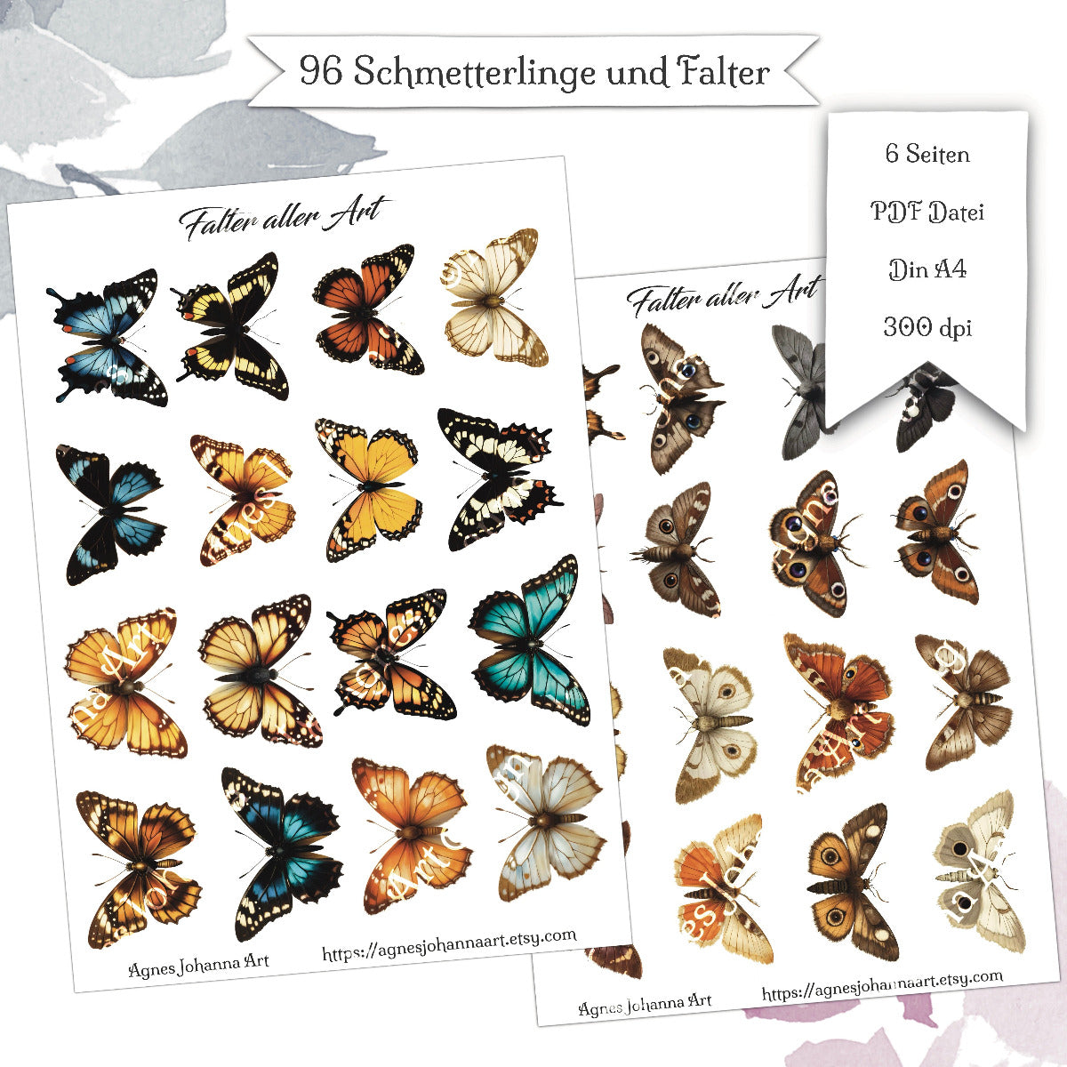 Fuzzy Cut Bundle „Schmetterlinge & Falter“ | Digitaler Download