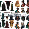 Digitale Fuzzy Cuts „Mysterium" - Charaktere