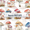 Digitale Fuzzy Cuts "Pilze"