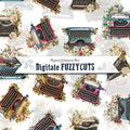 Digitale Fuzzy Cuts "Schreibmaschinen"