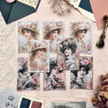 Vintage und Mix Media Ladies | Journal Karten Set mit 8 Karten