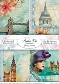 Gedrucktes Papierset "London Trip"