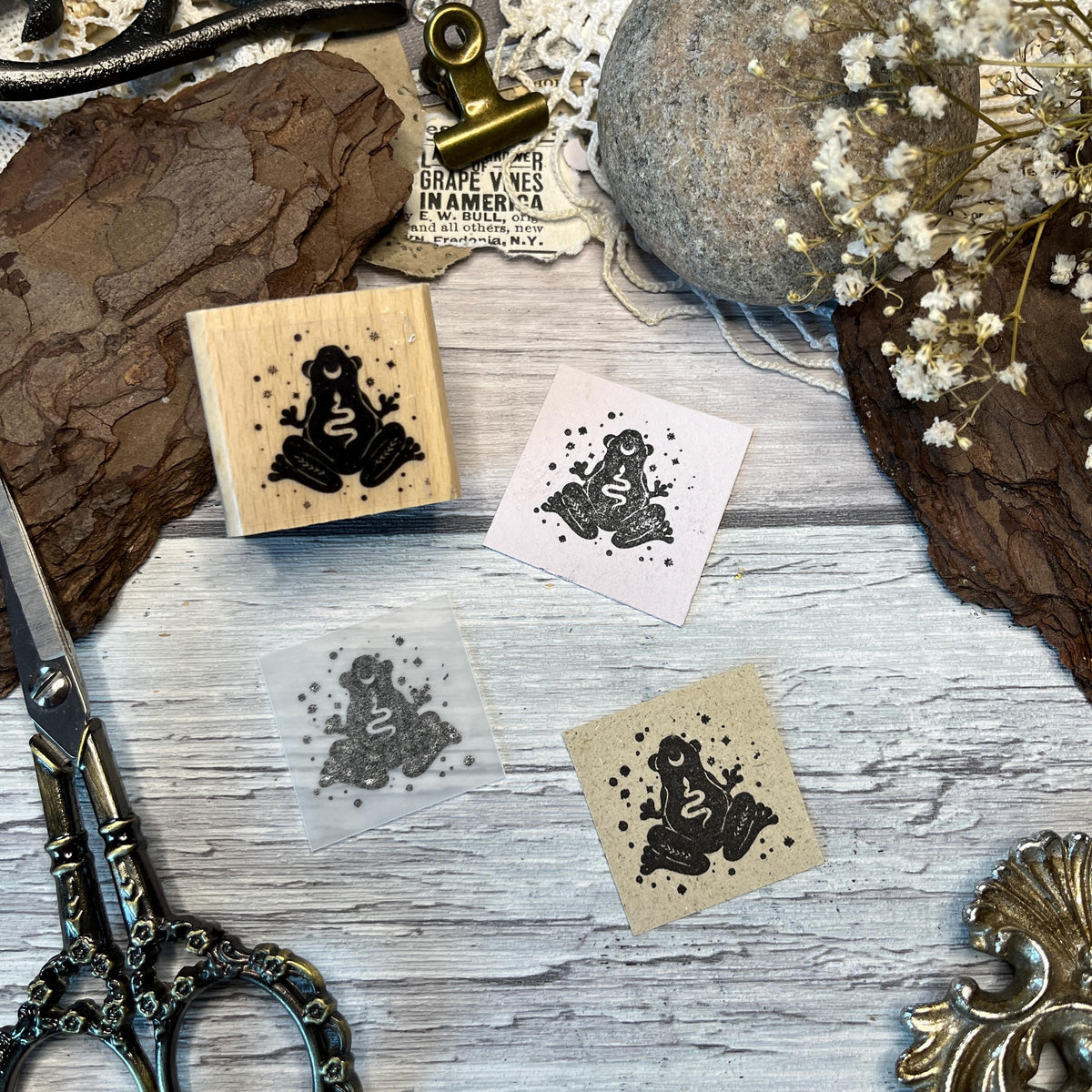 Holzstempel „Specimen“ – 5 x 5 cm und 3 x 3 cm
