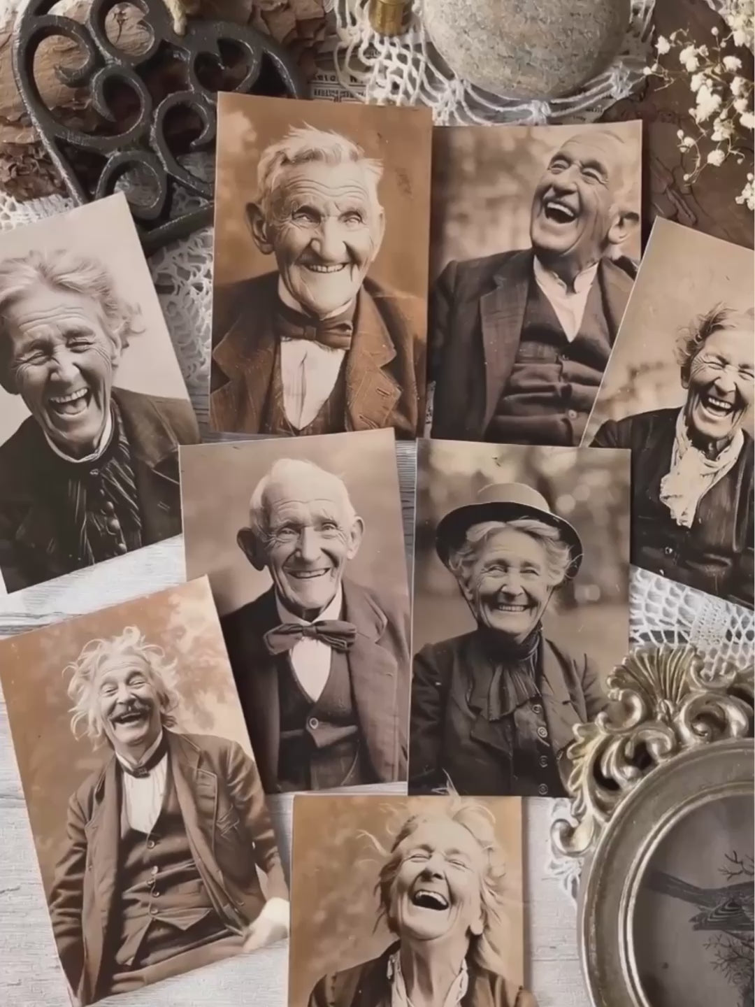 Happy Oldies | Journal Karten Set mit 8 Karten