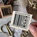 Holzstempel „Barcode“ – 5 x 5 cm